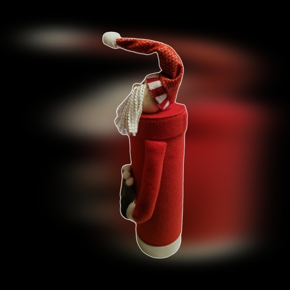 Santa Clause Wine/ Spirits Bottle Holder 12-inch Christmas Decorations - Picture 8 of 8